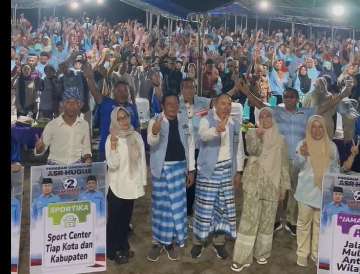 Ribuan Warga Desa Kapota Kecamatan Wangi-Wangi Sel...