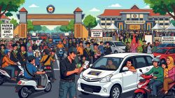 Dugaan Pungutan Parkir Warnai Wisuda UHO, Pengunjung Keluhkan Tarif Selangit